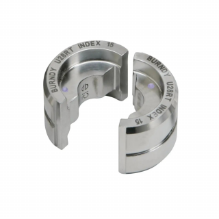 Burndy Stainless Steel Circular Butting Twin U-Die, Index O